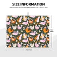 thumbnail image 2 of Fotbe Roosters and Chicks Alfombrilla de Secado para Cocina con Estampado, 18x24 Pulgadas, 2 of 7