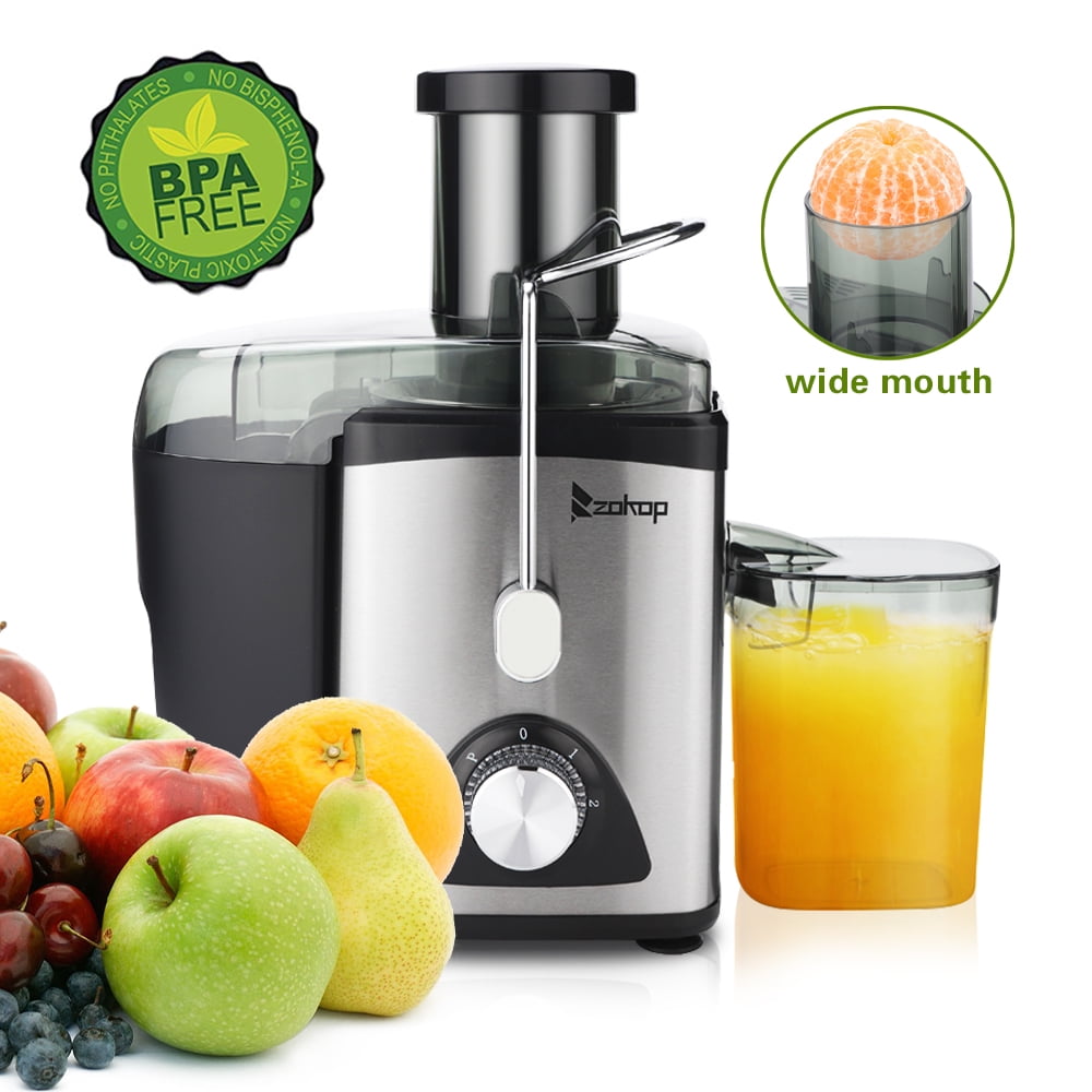 370W Electric Fruit Juice Extractor Centrifugal Juicer Juice Maker  Commercial US