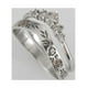 thumbnail image 1 of Ganfancp Conjunto de Boda, Estilo Vintage Floral Diamante Emparejado, Elegante Boda,Aniversario Ella Liquidación 1 Juego de Anillas, 1 of 3