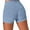 Blue, variant on Tummy Control Biker Shorts for Women Trendy Brushed Print Peach-Shaped Design Workout Shorts Stretch Lifting High Waisted Yoga Gym Running Short Pants Blue S