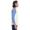 thumbnail image 4 of Threadfast Apparel Unisex Triblend 3/4-Sleeve Raglan - 302G, 4 of 4