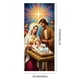 thumbnail image 3 of xihome Cubrepuertas navideño grande de polister, 90 x 200 cm, con diseño de Pap Noel., 3 of 6