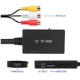 thumbnail image 3 of Convertidor Rca A Hdmi, Adaptador Compuesto A Hdmi De 1080p, 3 of 4