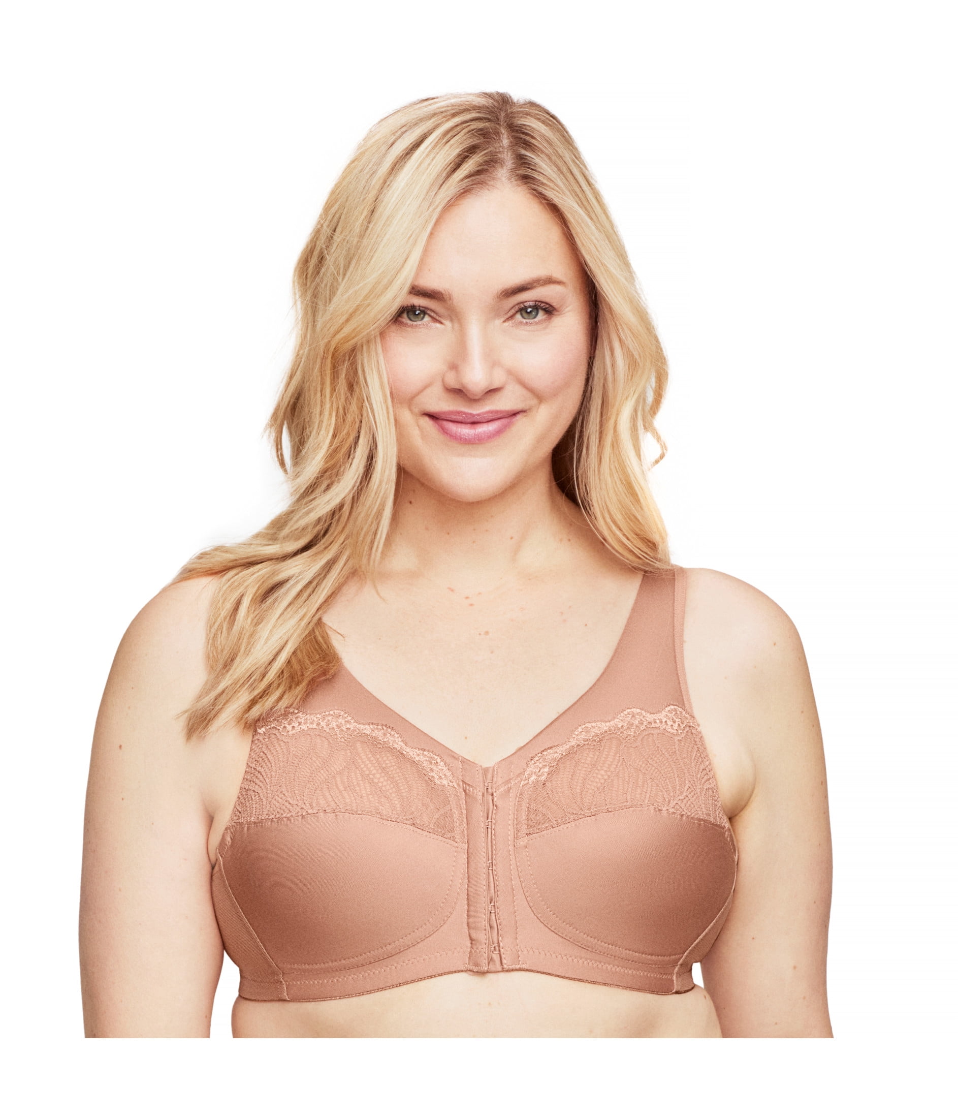 Glamorise MagicLift Natural Shape Front-Closure Wirefree Bra 1210 (Women's & Women's Plus)