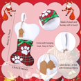 thumbnail image 2 of Dalrosia 2PCS Christmas Stockings 15 Inch Buffalo Plaid Stocking Fireplace Bone Hanging Stockings Fabric Xmas Stocking Pet Stocking Christmas Ornament for Family Christmas Holiday Party, 2 of 4