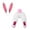 #2, variant on Easter Wreath Cute Bunny Butt Wreath, Easter Decor Bunny Butt Spring Wreath Attachment, Cartoon Bunny Butt With Ears Easter Decorations for Home Wreath Wall
