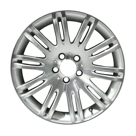 Aftermarket 2007-2009 Mercedes-Benz E350  18x8.5 Alloy Wheel, Rim Medium Silver Sparkle Full Face Painted -