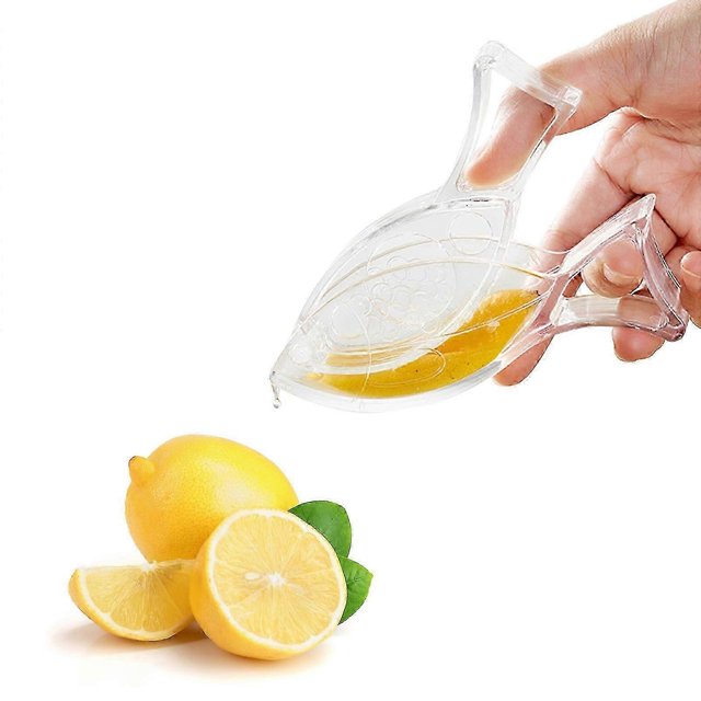 Acrylic Manual Lemon Squeezer Transparent Fruit Juicer Handled Lemon Juicer