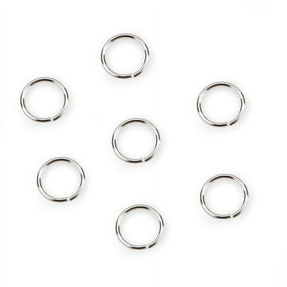 Jump Ring Sterling Silver Plated 20G 6Mm 40Pc