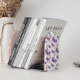 thumbnail image 6 of Lsque Orchids Flowers Printed Wood Bookends,Non-Skid Bookend for Shelves,Heavy Duty Support Bookends,Non-Slip Foam Pads for Office, Home, and Library,1 Pair, 6 of 8
