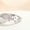 J1455 Women, variant on Couple Rings Adjustable Copper Rings Set for Him and Her Matching Bands Mori Fashion Flower Rings Opening Engagement
