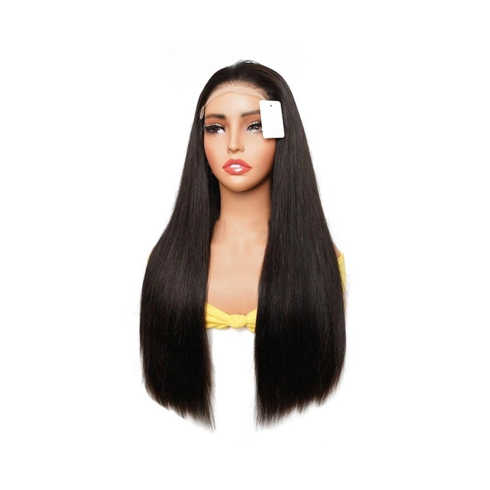 Human Hair Wig 4×4 HD Lace Front Wigs Human Hair 300% Density Bone Straight Brazilian Real Lace Frontal Wigs