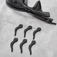 thumbnail image 5 of Eyewear Retainers, Silicone Ear Grips for Glasses, Eyeglass Ear Grips Anti Slip, Glasses Grips for Behind The Ear, 3 Pairs 1.5X0.5X0.25 Inch Black Flexible Silicone Sets Prevent, 5 of 7