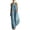 Light Blue Dress, variant on Miluxas Women's Lightweight V Neck Sleeveless Maxi Dress A Line Casual Loose Flowy Long Dress with Pockets Soft Breathable Beach Vacation Outfits White