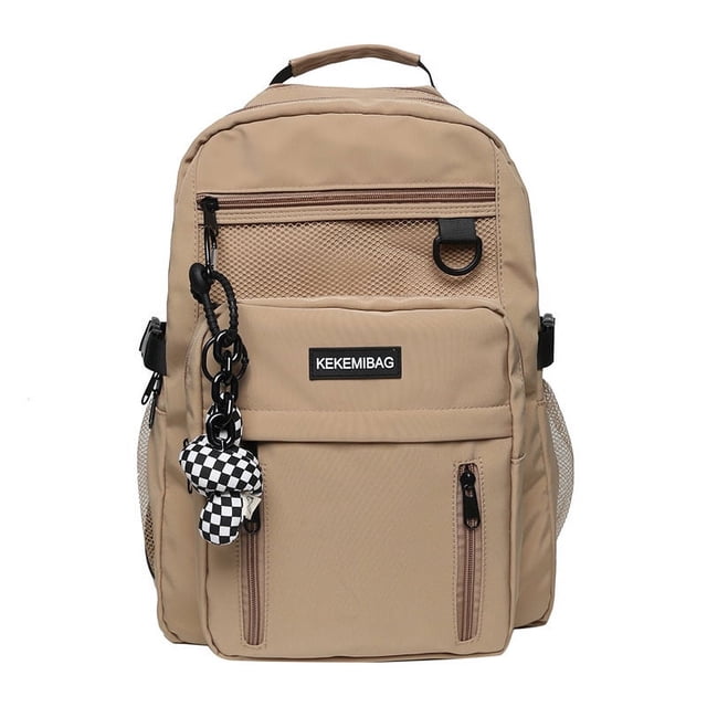 ER Mochila japonesa Harajuku nueva versión coreana para hombres y mujeres. Brillar Electrónica