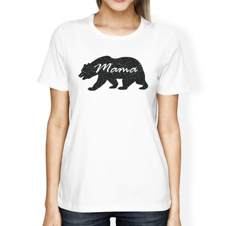 

Mama Bear Womens Short Sleeve Shirt Family Matching Clothes Gifts