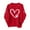 A01 Red, variant on yievot Women Valentine's Day Sweatshirt Heart Printed Long Sleeve Tops Crew Neck Pullover