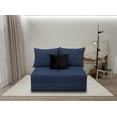 thumbnail image 2 of Love Seat El Bazar Store Orlando Azul marino Tela Lino nacional, Sillon 2 plazas, Modular, 2 of 5