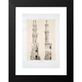 thumbnail image 2 of Émile Prisse d'Avennes 11x14 Black Modern Framed Museum Art Print Titled - Parallel of Minarets; Mr. Naceriyey; M. El-Bordeyny (Xv. and Xvii. Centuries) (1877), 2 of 5