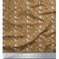 thumbnail image 1 of Soimoi Cotton Cambric Fabric Dot & Cat Animal Print Sewing Fabric Yard 42 Inch Wide, 1 of 3