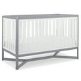 thumbnail image 5 of Delta Children Tribeca 4-in-1 Convertible Crib, Greenguard Gold Certified, White/Gray, 5 of 15