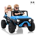 thumbnail image 1 of CazToi 24V 2 Seater 4WD Ride On Car with Remote Control Bluetooth and LED Lights for Big Kids, 1 of 8