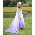 thumbnail image 4 of Benylion Girls Princess Costumes Snow Queen Princess Dresses Fancy Dress Up Clothes for Halloween Party Cosplay White for 11-12Years, 4 of 11