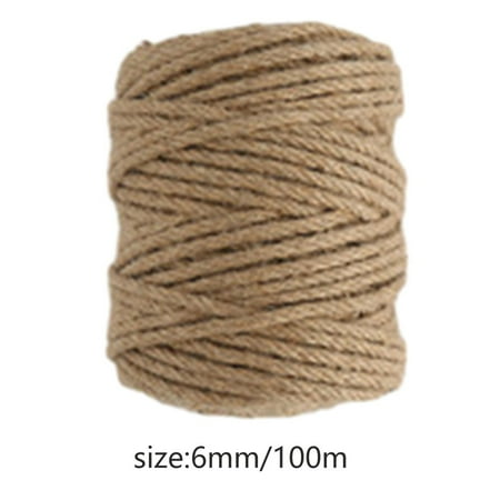 

100M Jute Rope Home Retro Diy Craft Rope Decorative Rope Made In Multiple Sizes