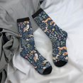 thumbnail image 5 of Logiee Retro Forest Animals Print Adult Socks for Men & Women,Calf Socks, Ankle Socks,Boots Socks,Breathable Casual Sock,Unisex Crew Socks, 5 of 6