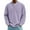 Light Purple #007, variant on Men's Corduroy Sweatshirts Quarter-Zipper Casual Polo Shirts Stand Collar Long Sleeve Ribbed Golf Shirts Light Purple 4XL