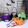 thumbnail image 4 of Halloween Trick Or Treat Bags For Kids Candy Gags Reusable Pumpkin Bags Tote Bags Canvas Bag, 4 of 12