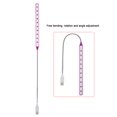 thumbnail image 4 of Mini lámpara de escritorio de 10 LED, ligera, flexible, brillante, USB, luz de mesa para ordenador portátil, PC de escritorio, color rosa, 4 of 8