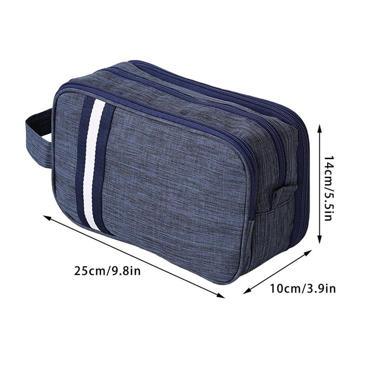 Travel Toiletry Bag for Women/Men Hanging Kit Shaving Bag Portable Toiletry  Organizer Separate Dry and Wet Cosmetic Bag