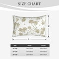 thumbnail image 6 of Balery Vintage Stylized White Color Pillow Covers,Bed Pilowcases,Reversible Plush Throw Pillow Covers End Pillow Encasement,Pillow Case - 16"X24", 6 of 9