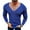 Blue, variant on LUOGENLI Male T-shirts for Mens Mens Cotton Shirt Casual Fashion Solid Color Long Sleeved Lapel Shirt Mens Funny T-shirts Graphic Tees Summer Clothes Black M
