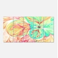 thumbnail image 2 of Fleur en Papier Rouge et Verte - Impression sur Toile d'Art Floral, 2 of 3