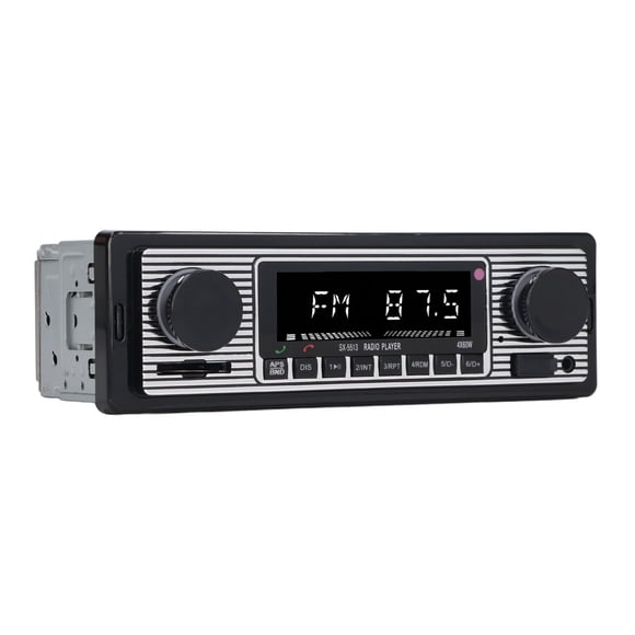 Receptor de radio para automóvil, Reproductor de MP3 para radio para automóvil Reproductor de audio para automóvil Radio para automóvil Bluetooth Características líderes en su clase