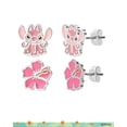 thumbnail image 4 of Pendientes de tuerca Disney Stitch Angel para mujer Lilo & Stitch, 4 of 5