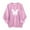 8-Pink, variant on Makaor Crewneck Sweatshirt Womens Breast Cancer Awareness Tops Fleece Long Sleeve Pullover Graphic Casual Clothes