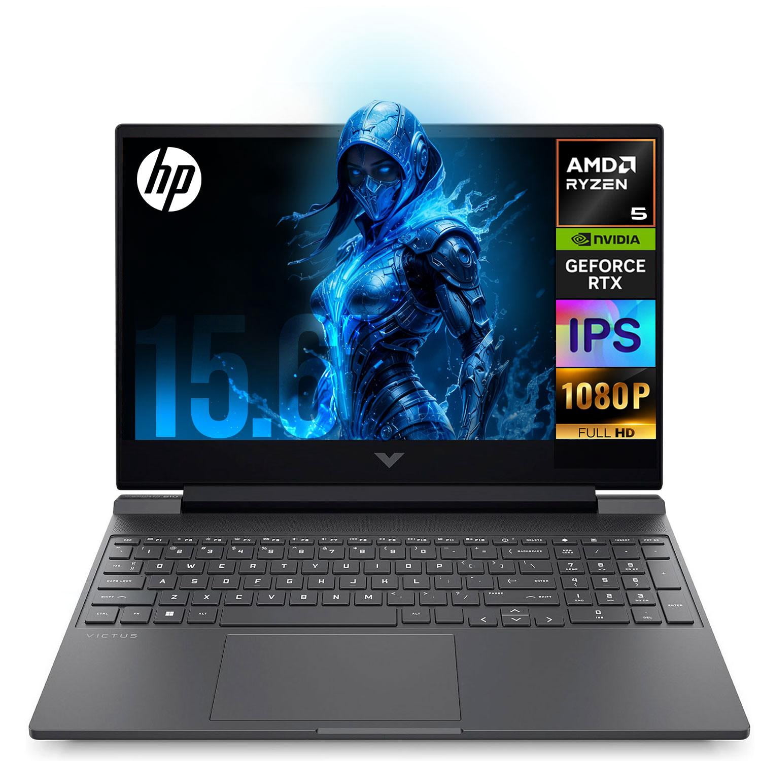 Laptop Gamer HP VICTUS Gaming 15-fb3011la GeForce RTX 4050 6GB Ryzen 5 8645HS 24GB DDR5 512GB SSD Pantalla 15.6" IPS FHD 144Hz Windows 11 Teclado Español