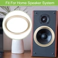 thumbnail image 3 of Unique Bargains 2 Pcs 8' Subwoofer Speaker Rings Cover Spacers Decorative Circle Without Mesh Grille ABS Gold Tone, 3 of 8
