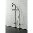 thumbnail image 3 of Aqua Vintage CCK8106DX Concord Freestanding Tub Faucet with Supply Line, Stop Valve, Polished Nickel, 3 of 8