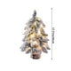 thumbnail image 3 of Xihbxyly Mini Árbol de Navidad, Diseño de Pino Blanco, con Luces y Base de Madera, Decoración de Mesa, Ambiente Festivo, Ideal para La Oficina o El Hogar, Tamaño de 45 Cm, Batería No Incluida., 3 of 6