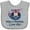 AC-Heather Grey, variant on Inktastic Mimi and Poppop Love Me Boys Baby Bib