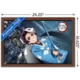 thumbnail image 3 of Demon Slayer - Tanjiro & Urokodaki Forest Wall Poster, 14.725" x 22.375" Framed, 3 of 6