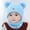 Blue, variant on Winter Hats for Toddlers, Cute Knit Beanie for Girls & Boys, Outdoor Indoor Windproof Warm Wool Hat for Baby Toddler