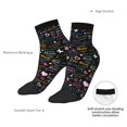 thumbnail image 6 of Fuzoiu I love you Mom Print Adult Socks, Crew Moisture-wicking Socks, Unisex Cushion Crew Socks,Casual Sports Ankle Socks, 6 of 7