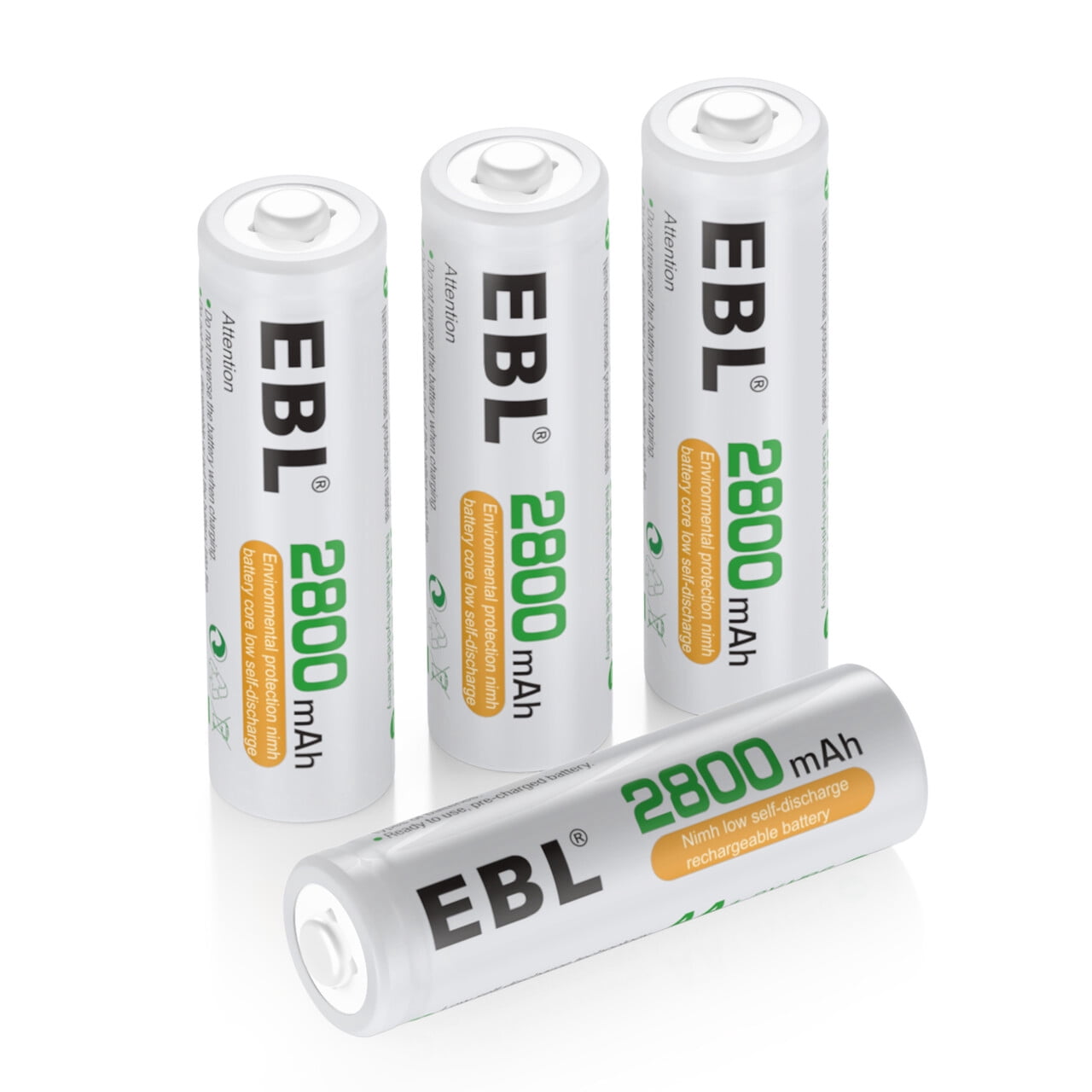 8Packs AA Rechargeable Batteries 2800mAh NiMh with 12+2 Bay AA AAA C D Ni-MH Ni-CD Battery Charger