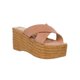 thumbnail image 1 of Sandalia Plataforma Cruzada Moda Casual Tipo Gamuza Mauve rosa 25 Gosh 052D2E, 1 of 7