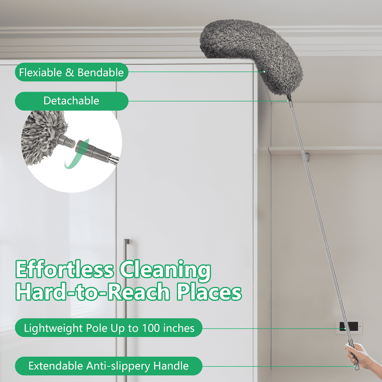 Sugarday Microfiber Extendable Feather Duster with Extension Handle photo 5